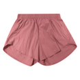 thumbnail image 4 of Women's Summer Athletic Running Shorts with Side Zipper Pockets Elastic Waist High Slit Casual Workout Gym Sports Daily Wear Outfit, 4 of 5