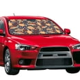 thumbnail image 2 of Bingfone Turtles and Sea Plants Car Windshield Sun Shade Protector Keep Your Vehicle Cool Sun Shield Visor Cover Foldable-Medium, 2 of 9