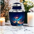 thumbnail image 4 of MUKTIVE Lighthouse Adult Cremation Urns for Human Ashes Large - Human Cremains Ash Holder for Burial - Handmade Remembrance Gift for Loss of Family - 10 inch, 4 of 6
