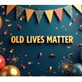 thumbnail image 4 of Vintage Style Banner with Butterfly and Splash Elements Old Lives Matter Background Party Decorations Photography Props Event Backdrop Celebration Decor, 4 of 4
