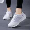 thumbnail image 2 of Fsqjgq Women Sneakers Womens Shoes Ladies Women Low Top Breathable Mesh Running Casual Sport Shoes Silver Asian Size 41, 2 of 6