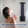 thumbnail image 3 of Soap dispenser, wall hanging, manual manual shampoo, Body wash dispenser, lotion container - black, 3 of 5