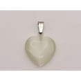 thumbnail image 5 of Natural Heart Shaped Cat Eye Handmade Pendant Necklace Chain Pendant Necklace, 5 of 6