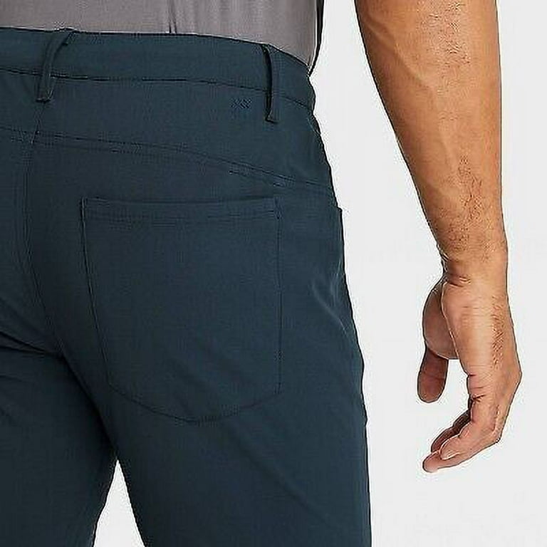 Men's Slim Golf Pants - All in Motion Navy 38x32 