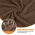 thumbnail image 4 of KINCAM Recliner Chair Cover 3-Pieces, Soft Stretch Recliner Slipcover with Armrest Covers Daily Furniture Protection, Light Coffee, 4 of 9