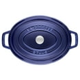 thumbnail image 2 of Staub Cast Iron Oval Cocotte, Dutch Oven, 5.75-quart, serves 5-6, Made in France, Dark Blue, 2 of 5