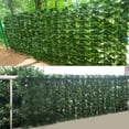 thumbnail image 7 of SPRING PARK 50x100cm Artificial Hedge Ivy Leaf Garden Fence Roll Privacy Screen Balcony Wall Cover, 7 of 7