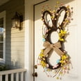 thumbnail image 5 of WEGFTDUOP Easter Festival Supplies Easter Bunny Ear Wreath Flower Ornament Door Hanging Home Decoration, 5 of 7