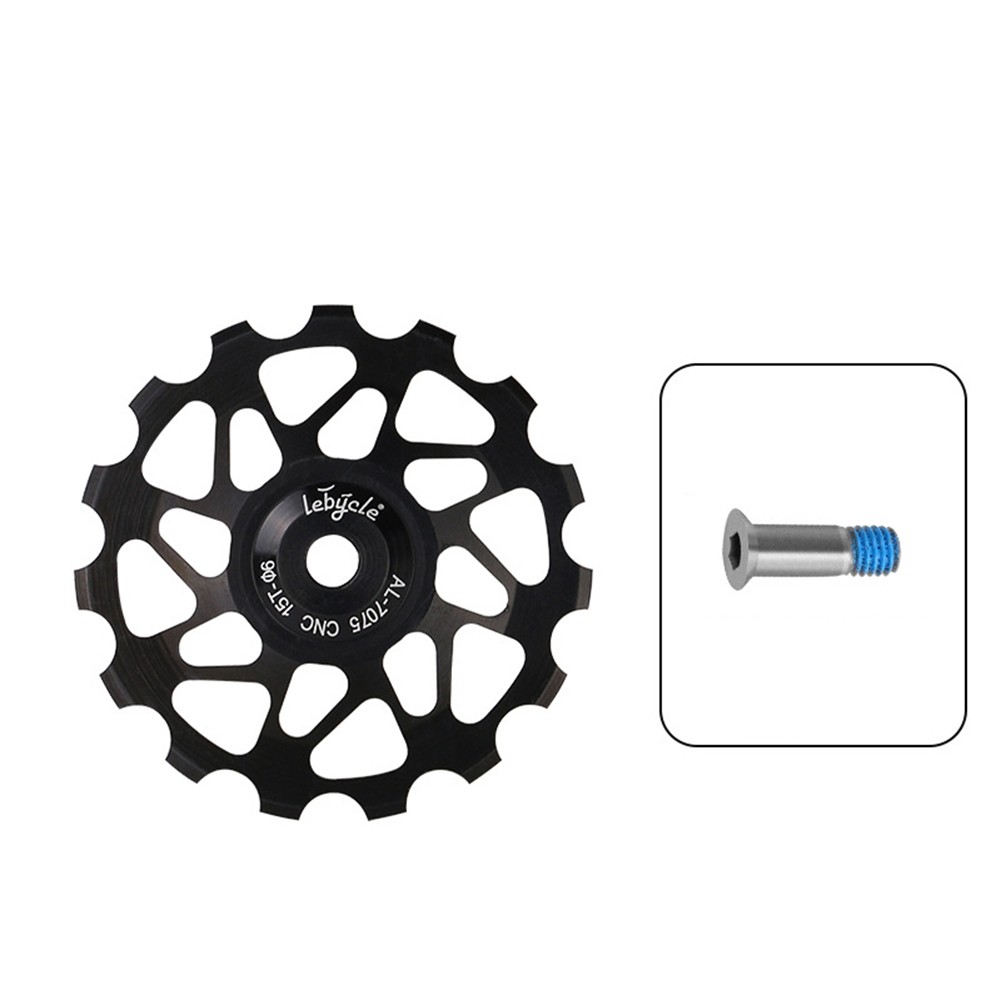 BTOER Mountain Bicycle Road Bike Jockey Wheel 15T Steel Breaing Rear