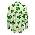 thumbnail image 2 of TaTaai Women St. Patrick's Day Long Sleeve Shirt Ladies Fashion Printed Round Neck Casual Top Lightweight Soft Polyester Blouse for Daily Party Work Vacation All Seasons Wear Gift, 2 of 5