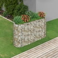 thumbnail image 1 of vidaXL Lit Surélevé en Gabion Fer Galvanisé 190x50x100 cm, 1 of 5