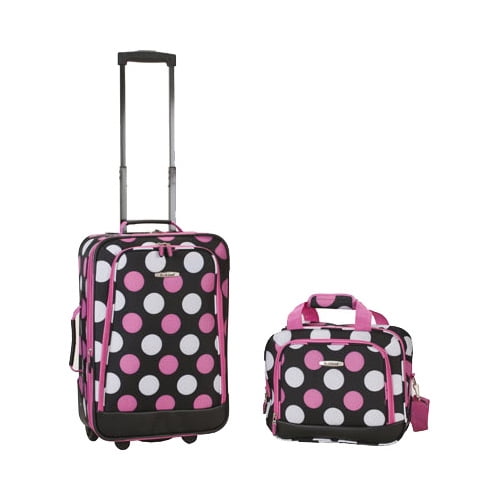Rockland 2 Piece Luggage Set F102 13" x 7.5" x 19"; 12" x 11" x 5.5"