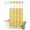 Yellow, variant on No Hook Shower Curtain, Light Yellow Shower Curtains for Bathroom with See Through Top Window, Minimalist Modern Solid Color Yellow Waterproof & Washable Bath Curtain Stand Up Stall 36"x72"