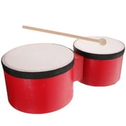 1 Set of Percussion Toy Bongo Drum Early Learning Education Toy Percussion Bongo Drum