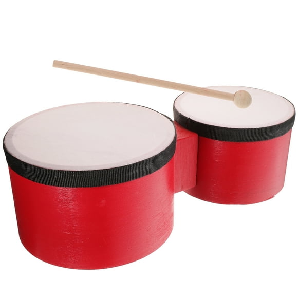 BRIGHTFUFU 1 conjunto de percusiones Toy Bongo Drum Educación temprana Educación Toy Percusión Bongo Drum