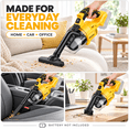 thumbnail image 4 of Cordless Vacuum Cleaner for Dewalt 20V Battery, 5-in-1 Handheld Vacuum Cleaner with LED Light and 500W Motor, Portable Vacuum for Car Floor Carpet, 4 of 14