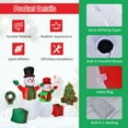 thumbnail image 5 of Gymax 6ft Inflatable Christmas Snowmen Indoor Outdoor Blow Up Decor w/ LED Lights, 5 of 7