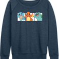 thumbnail image 3 of Pokémon - Pokémon Squares - Women's Lightweight French Terry Long Sleeve Shirt, 3 of 5