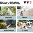 thumbnail image 7 of Garden Hose Nozzle High-Pressure Washer with 3 High-Pressure Nozzles,Flexible Wand & Quick Connectors, 3-In-1 Power Wand for Car Pet Window Washing, 7 of 7