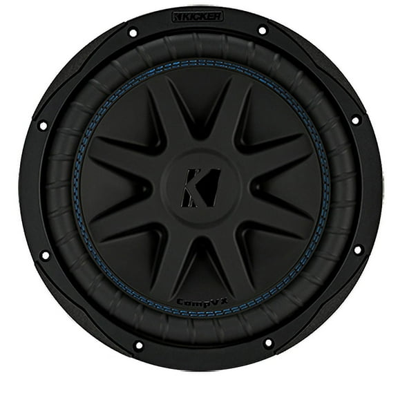 Kicker 50CVX102 CompVX 10 Inch Dual 2 Ohm Voice Coil Subwoofer