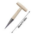 thumbnail image 2 of YWIYIUD 3PCS 11.02inch Practical and Lightweight Planter Tool with Wooden Handle Durable Handheld Garden Tool with Metal Tip for Garlic Daffodils Vegetable and Flower, 2 of 7