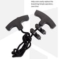 thumbnail image 4 of Sioweci Cross Winding Rope Cocking Device Cock Bow with Adjustable Nylon Double Design Long Lifespan T-Handle Assist Tool Black, 4 of 13