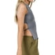 thumbnail image 4 of Lucakuins Camiseta sin mangas para mujer, cuello redondo, sin espalda, con cordones, chaleco de verano para fiesta en el club Lucakuins  moda, 4 of 6