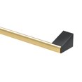 thumbnail image 1 of Gatco 5671 A-Line Toallero de 18.0 in, latón cepillado, color negro mate, 1 of 5