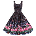 thumbnail image 1 of Pompotops Robe de Soirée Sans Manches Femme Ménagère Années 1950, 1 of 8