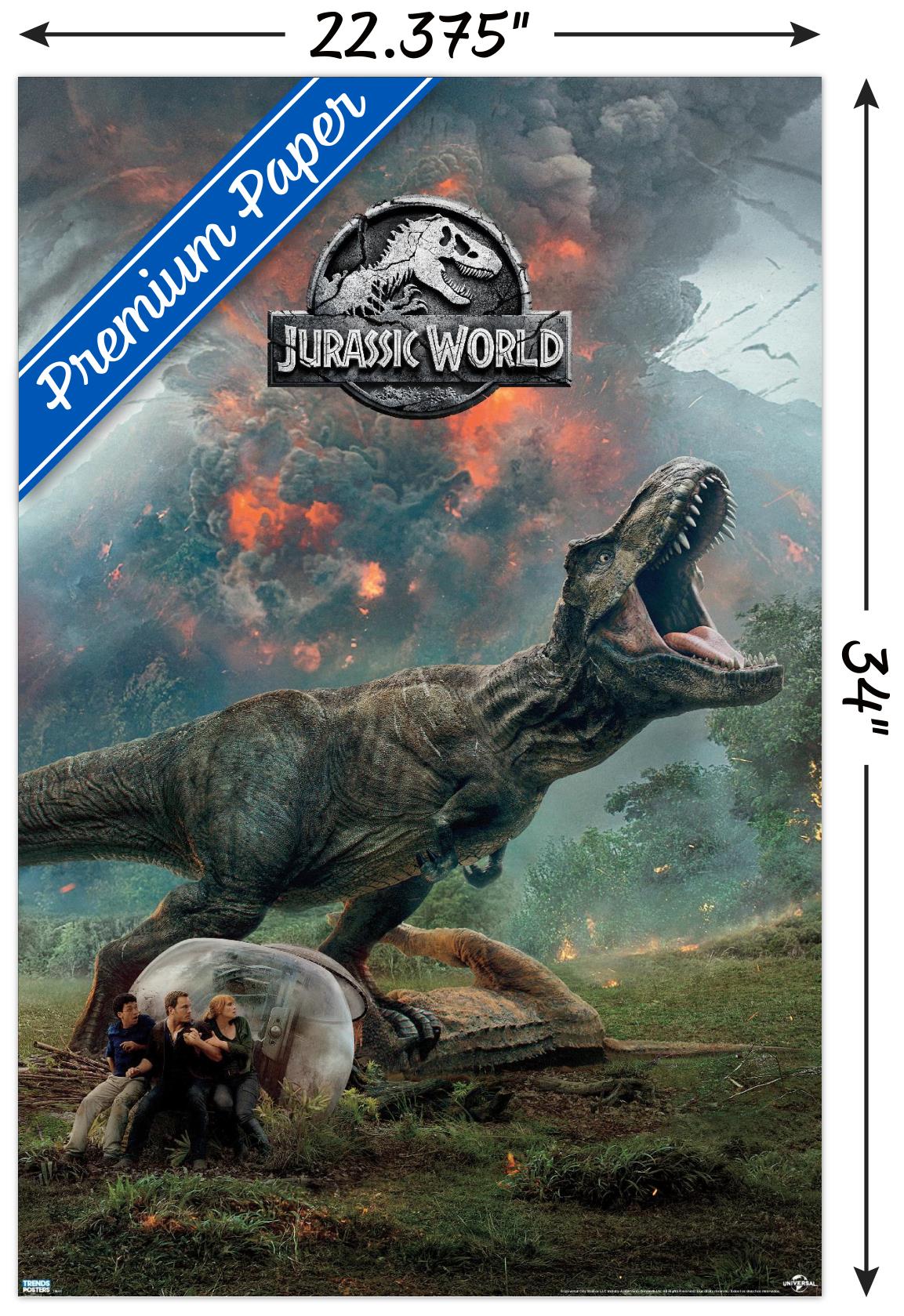 Jurassic World: Fallen Kingdom - Volcano Wall Poster, 22.375" x 34"