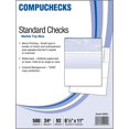 thumbnail image 1 of SHIQI-500 Blank Check Stock - Check on Top - Blue Marble, 1 of 4