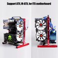thumbnail image 1 of Chassis Rack Handle, Motherboard Case Open Aluminum Frame, ATX M ATX ITX Open Chassis Vertical Overclocking Test Platform Chassis Rack Handle, 1 of 7