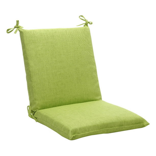 Pillow Perfect Outdoor Indoor Baja Lime Green Squared Corners Chair Cushion Com - Lime Green Patio Chair Pads