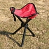 Outdoor Folding Tripod Three Feet Chair Camping Hiking Fishing BBQ Stool