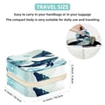 thumbnail image 5 of Whale Travel Portable Square Jewelry Box for Rings Earrings Necklaces Bracelets Girls Women Display Case Holder Organizer Stand Storage Box, 5 of 6