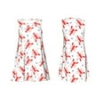 thumbnail image 7 of Picia Lobsters And Sea Stars Print Women’s Sleeveless Midi Swing Dress – A-Line Pleated Tank Sundress, Comfortable and Flowy T-Shirt Dress, 7 of 7