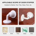thumbnail image 5 of Tope De Puerta,Protector De Pared Decorativo,Soporte De Parachoques De Goma Pasta De Piso Inferior,Seguridad Suave Autoadhesivo Flexible Sin Necesidad De Taladrar Para Oficina En Casa1pcs ER, 5 of 5
