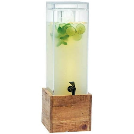 

Cal Mil 1527-3-99 3 gal Capacity Madera Beverage Dispenser - Brown & Clear