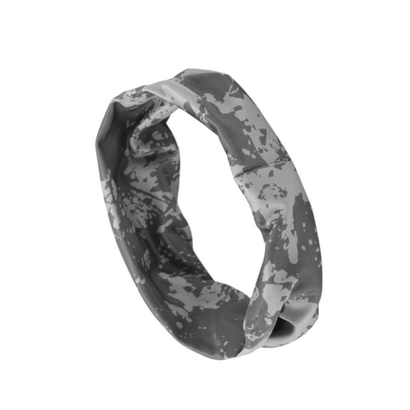 Unique Bargains 1 Pc Tie-Dye Headband for Yoga Gray
