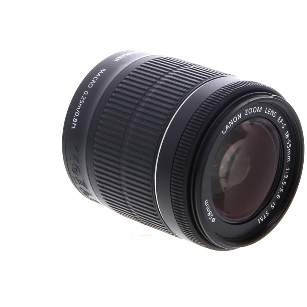 Canon EF-S 18-55mm f/3.5-5.6 IS STM Lens - Walmart.com