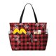 thumbnail image 1 of Disketp Red Buffalo Plaid Bolsa de Playa de Gran Capacidad, Bolso Impermeable y a Prueba de Arena para Mujer, Ideal para Playa, Piscina y Natación, 1 of 7