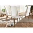 thumbnail image 3 of Set of 4 Baxton Studio Chandelle Modern and Contemporary Faux Leather Upholstered Dining Chairs, 3 of 5