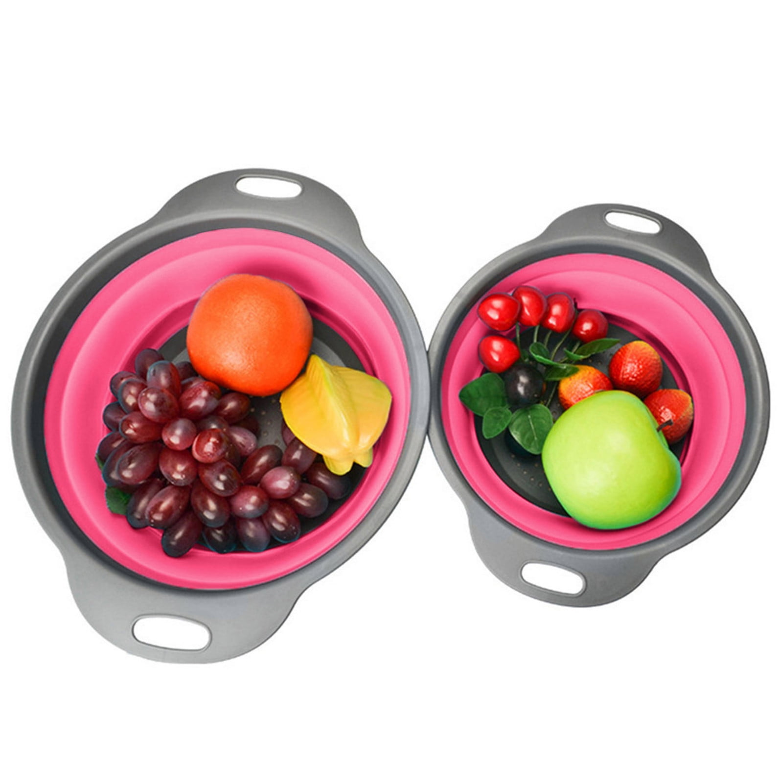 Details about   Dining Fruit Vegetable Silicone Strainer Drain Basket Colander Sink Drain Rack 