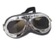 thumbnail image 5 of Vintage Cromo Motocicleta Deporte Medio Casco Gafas color shamjiam anteojos de la motocicleta, 5 of 7