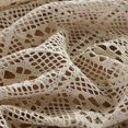 thumbnail image 5 of Vintage Handmade Crochet Diamond Tablecloth Decorative Macrame Lace Table Cloth Cover Layer for Kitchen Dinning Pub Bedside Tabletop Sheet Decoration(Beige, 55 x 55 Inch), 5 of 5
