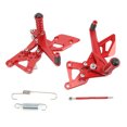 thumbnail image 3 of Reposapiés Ajustable para Motocicleta, Repuesto de ensamblaje de Estribo Elevado Ajustable para Motocicleta anodizado de aleación de Aluminio para MT‑03 MT‑25 2013‑2020, 3 of 5