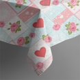 thumbnail image 5 of Pioneer Flower Floral Print Pattern Square Tablecloth, Waterproof Wipeable Spillproof Washable Table Cover for Home Kitchen Party Decor, 42"x42", 5 of 6