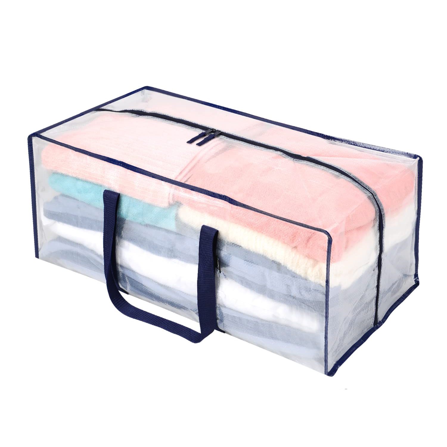 1 PC Heavy Duty Extra Large Clear Moving Bags Backpack Straps Strong