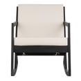 thumbnail image 1 of Pemberly Row Contemporary Patio Rocker in Black and White Finish, 1 of 7