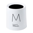 thumbnail image 3 of Small Trash Can with Lid, Mini Trash Can for Bathroom, Office and Bedroom, Small Bathroom Garbage Can with Swing Top, Compact Waste Basket for Desk, Dorm & Home, White - Xuniizn, 3 of 7